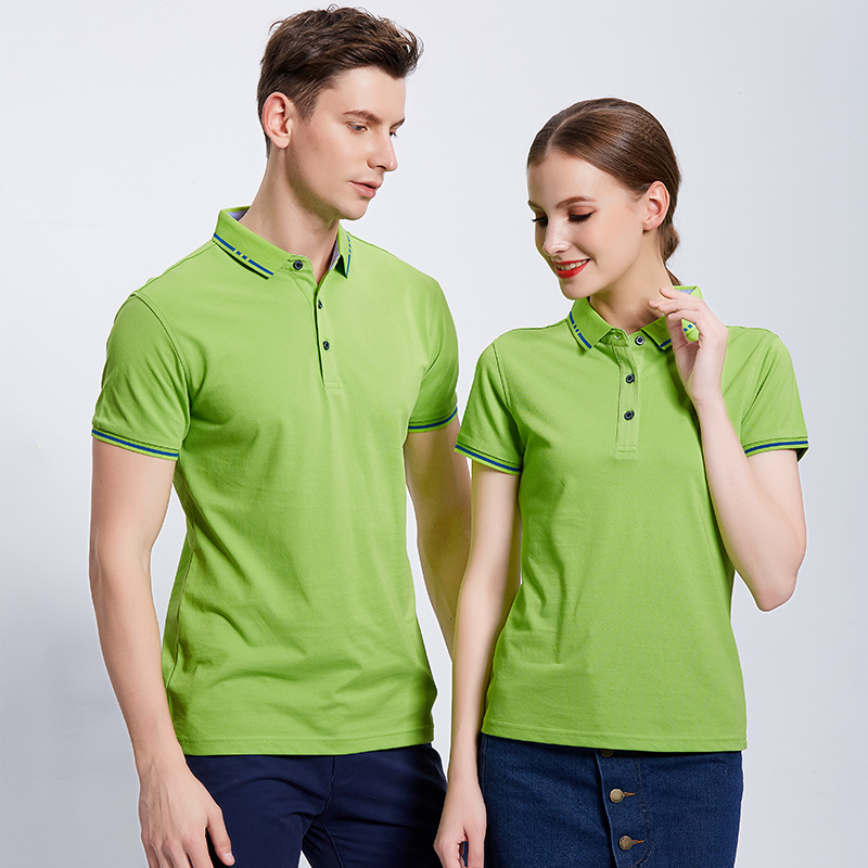 海源依尚夏季工作衫|POLO衫定制汽修車(chē)間工廠(chǎng)吸汗透氣工作衫|文化衫