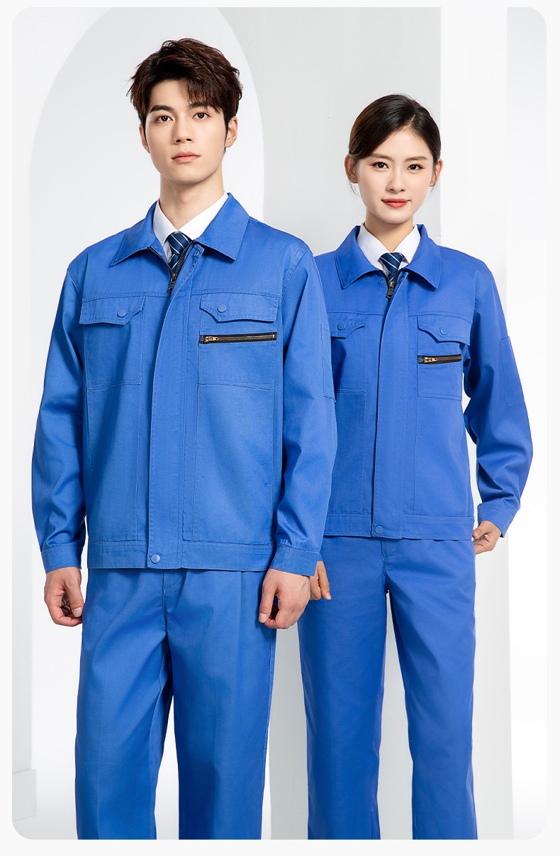 JC-060 春秋防靜電勞保工作服套裝男反光條電子化工廠服車間電工服工作服定制(圖17)