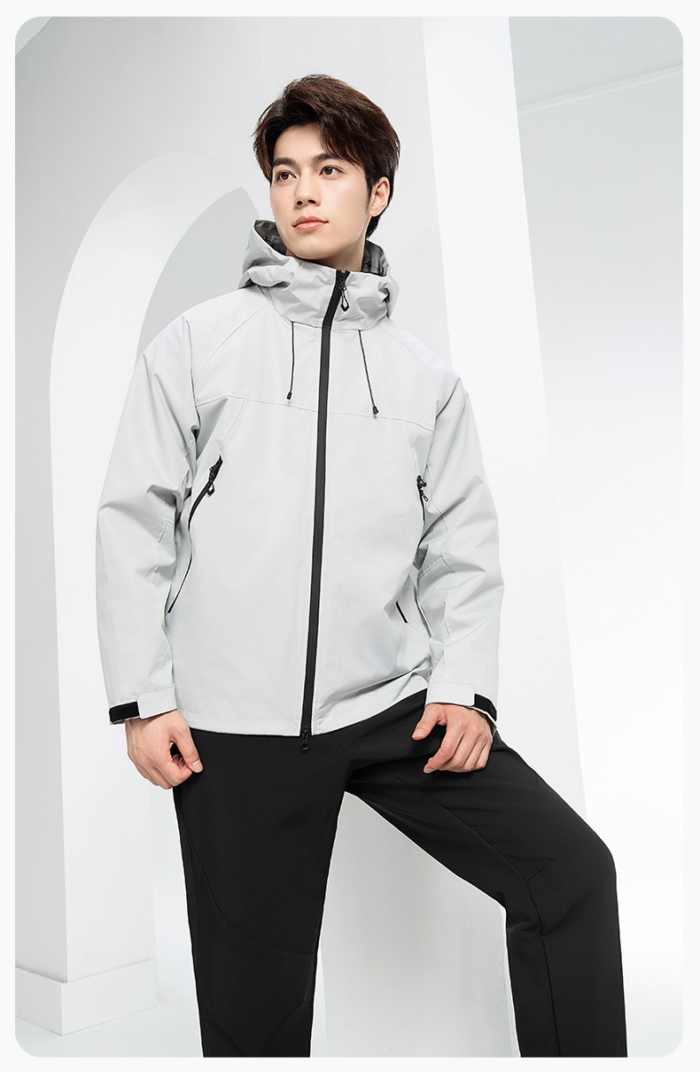 SL-9077 冬季可拆卸沖鋒衣工作服防風防水保暖工裝企業學校工廠團體服定制(圖16)