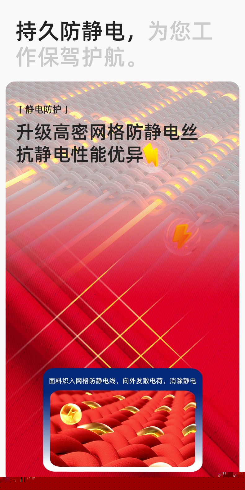 FJD8899 冬季純棉防靜電工作服棉衣定制加厚棉服加油站防寒棉襖大衣勞保服(圖4)
