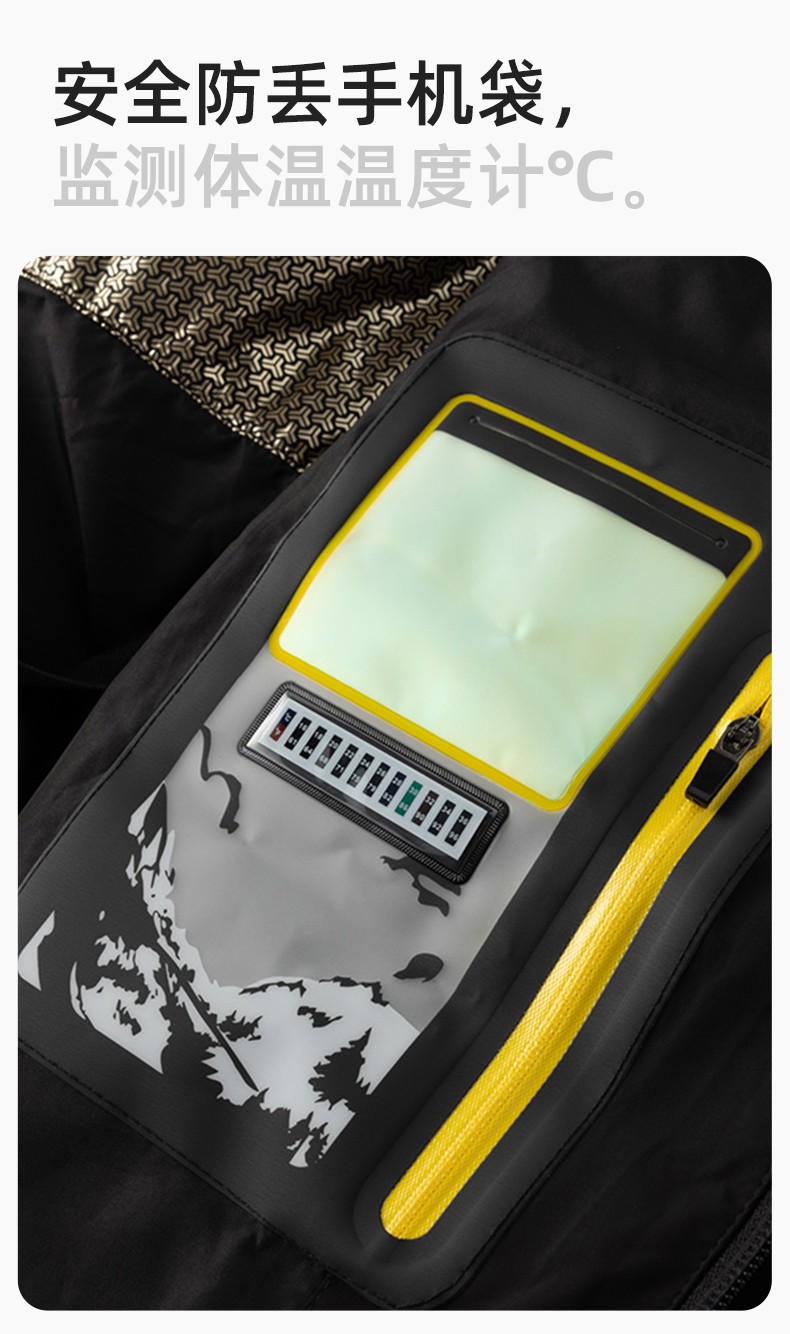 RH-6013 冬季羽絨長款棉衣工作服純色一體棉服工裝男女工廠商超團體服定制(圖7)