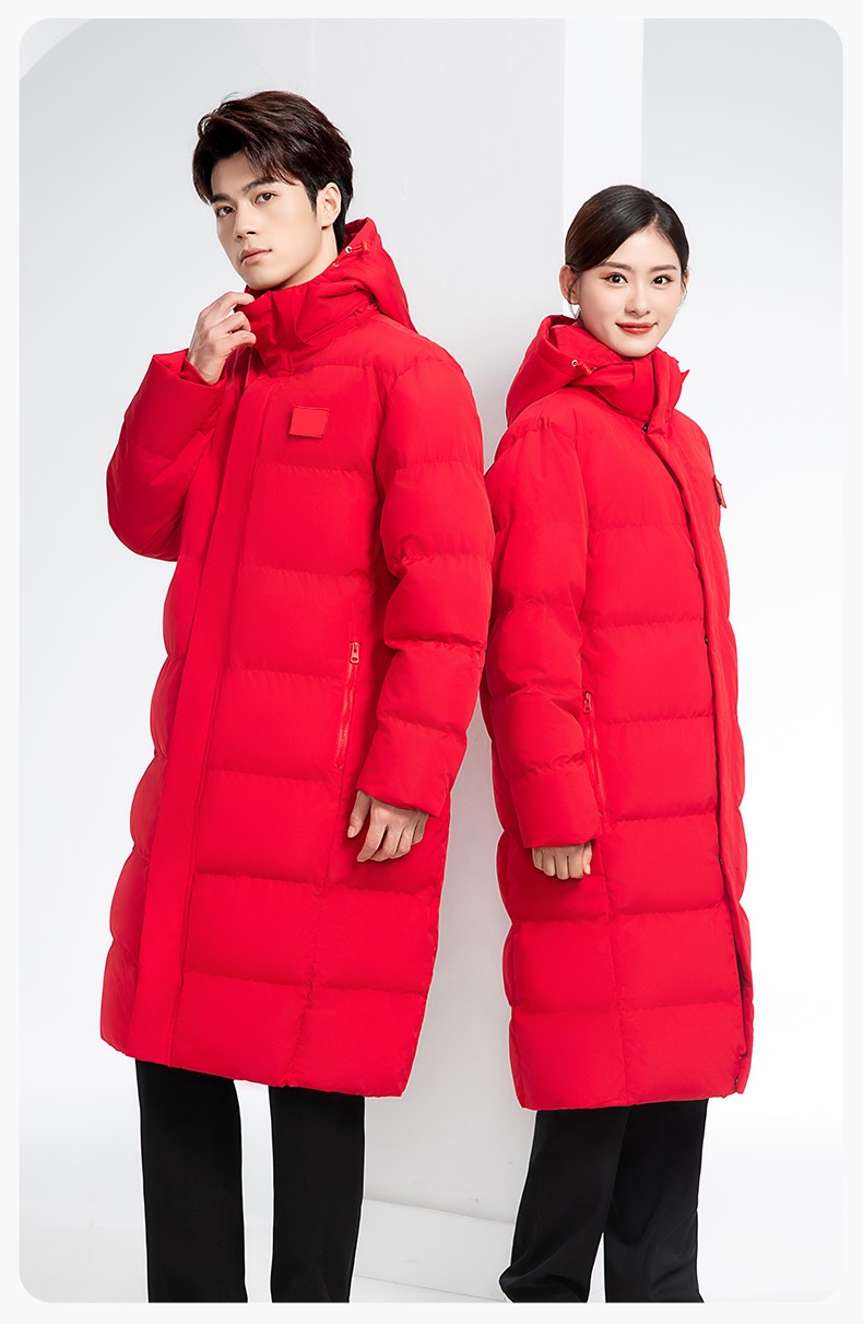 YJ-8903 冬季一體長款棉服加厚保暖學生防寒服定制(圖12)