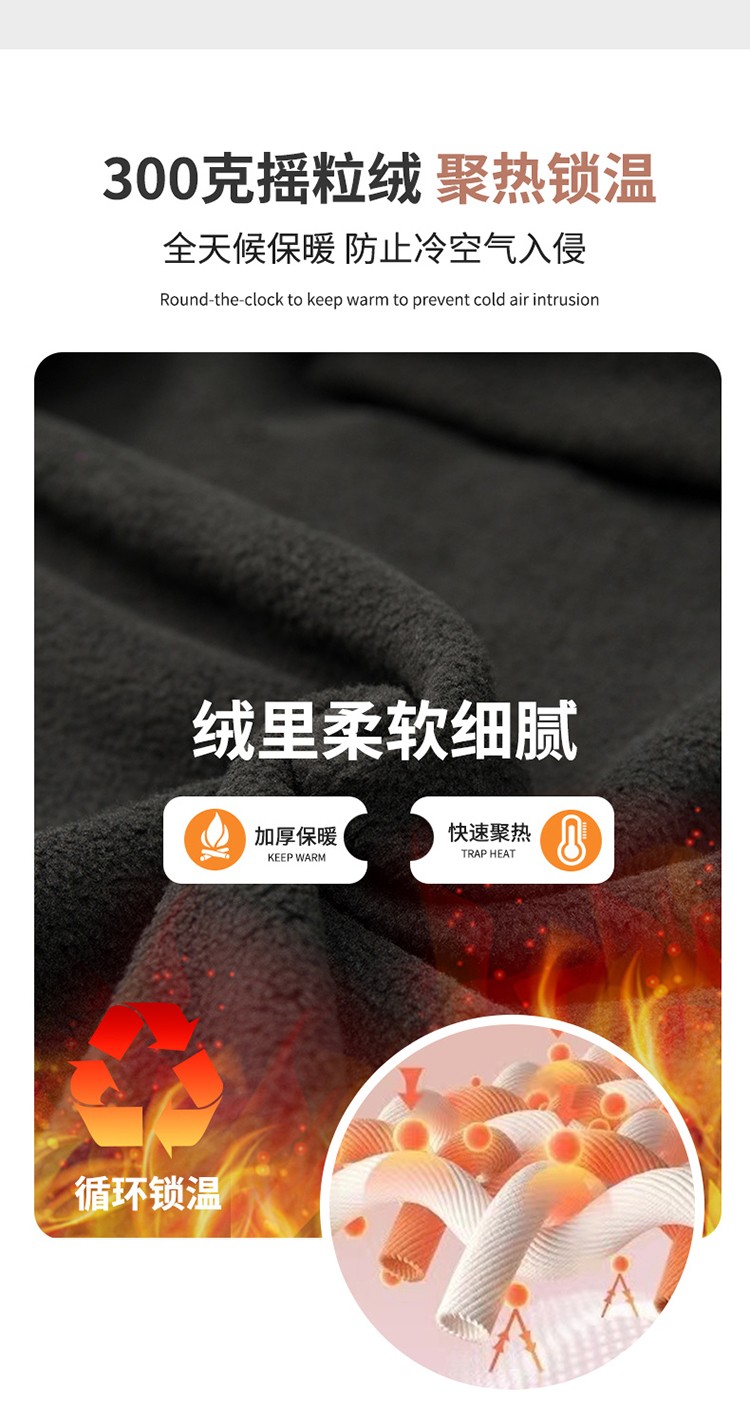 YJ-9805 沖鋒衣定制男女純色可拆卸三合一外套反光條保暖工裝戶外工作服(圖9)