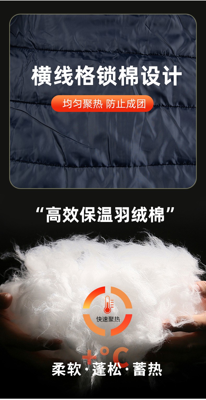 YJ-8824 冬季防靜電棉服男可拆卸純色加厚防寒保暖外套車(chē)間工廠(chǎng)團(tuán)體服定制(圖9)