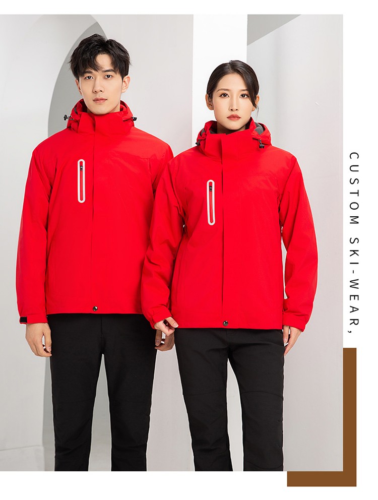 YJ-9806 冬季工作服沖鋒衣定制印logo防風防水加絨加厚工裝外套夾克棉服(圖23)